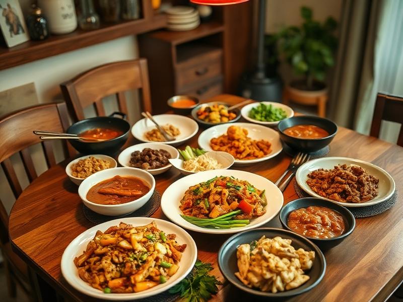 家常菜合集,红烧肉与炒时蔬