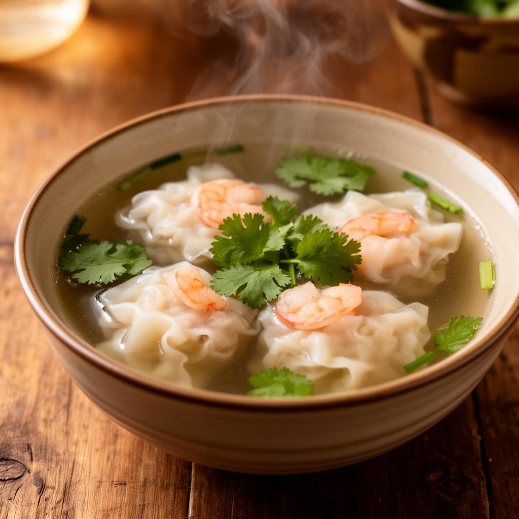鲜虾馄饨成品
